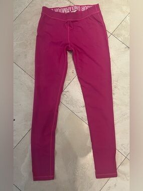 Pink Cotton Leggings